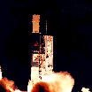 [Picture showing a Delta rocket taking off]